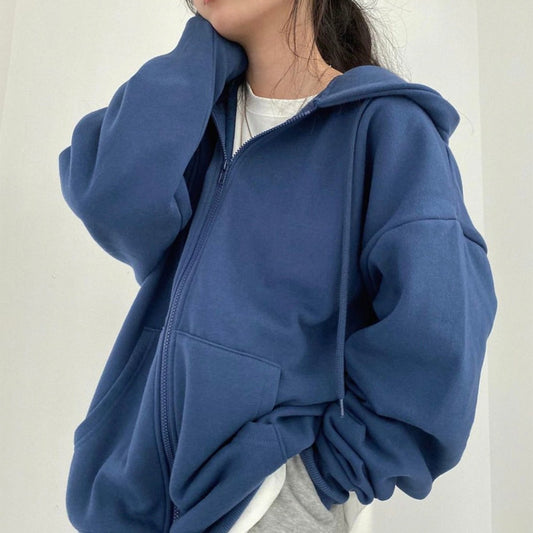 UrbanFlex™ Oversized Zip Hoodie