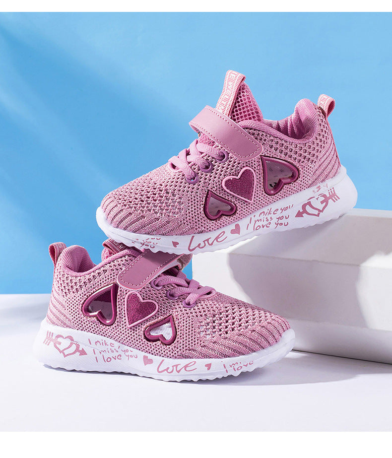 Kids’ Lightweight Mesh Sneakers.