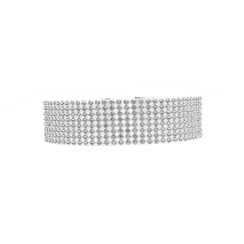 Women’s Full Crystal Rhinestone Choker Necklace