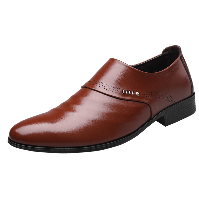 Men’s Casual Pointed Toe Leather Shoes