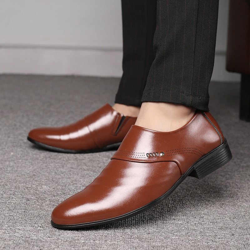 Men’s Casual Pointed Toe Leather Shoes