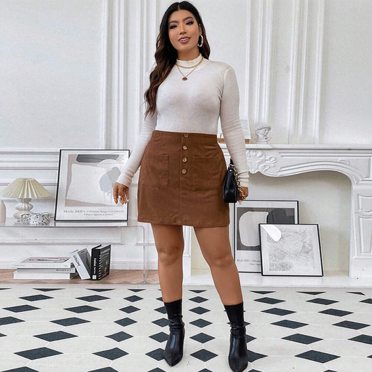 ChicFlow™ A-Line Pocket Skirt