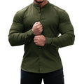 Men’s Long Sleeve Casual Button