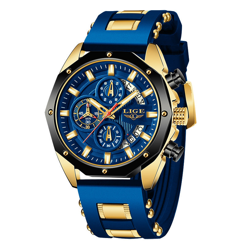 Men’s Luxury Silicone Sport Watch.