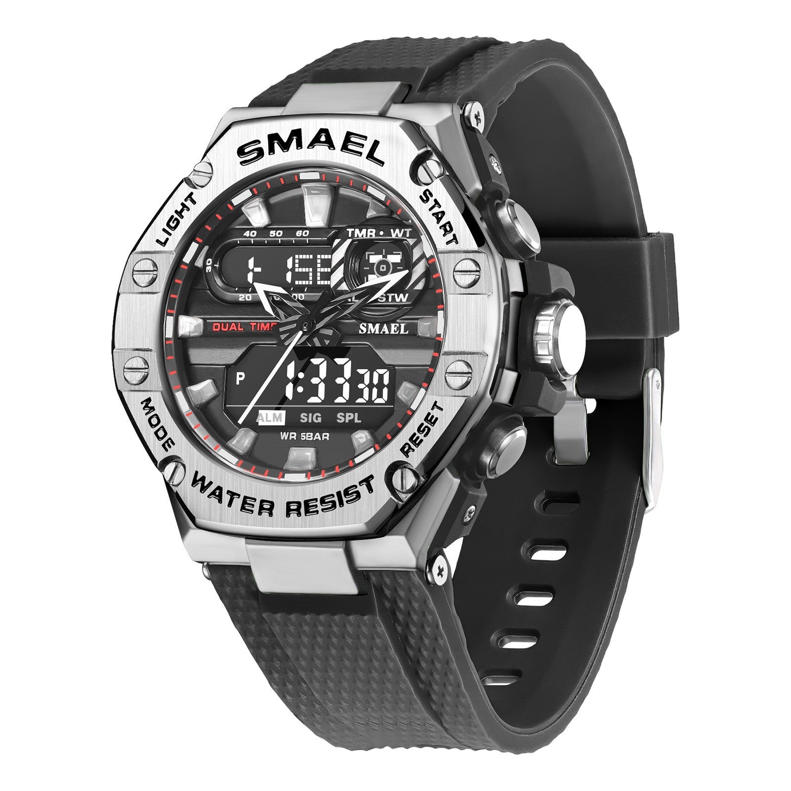 Men’s Digital Alloy Electronic Watch