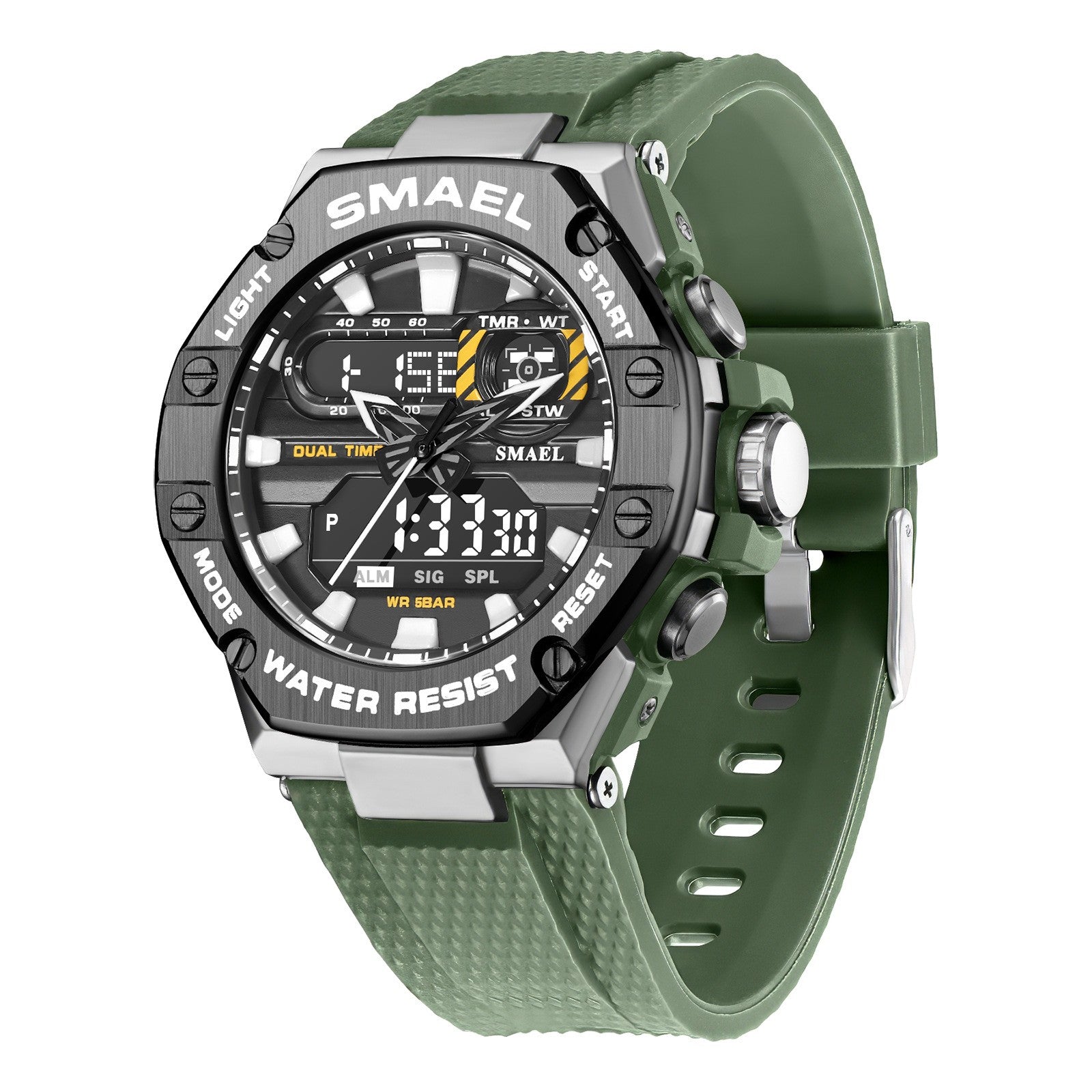 Men’s Digital Alloy Electronic Watch