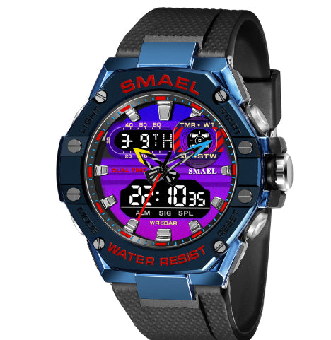 Men’s Digital Alloy Electronic Watch